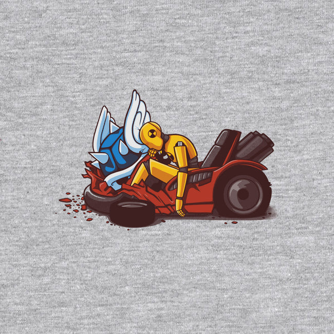 Kart Crash-womens fitted tee-Naolito