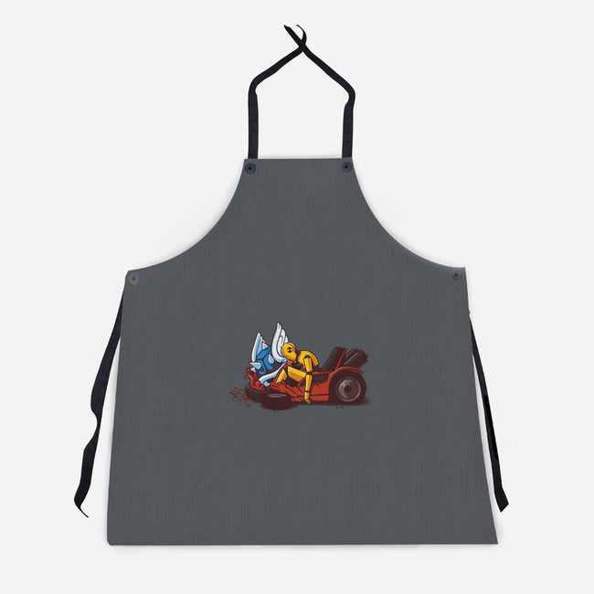 Kart Crash-unisex kitchen apron-Naolito
