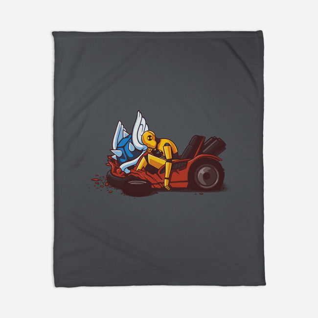 Kart Crash-none fleece blanket-Naolito