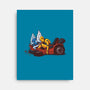 Kart Crash-none stretched canvas-Naolito