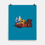 Kart Crash-none matte poster-Naolito