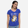 Kawaii Corgi-womens v-neck tee-vp021