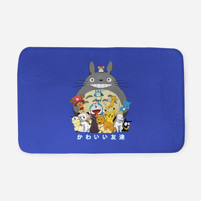 Kawaii Friends-none memory foam bath mat-batang 9tees