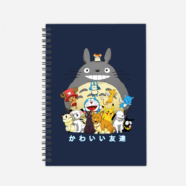 Kawaii Friends-none dot grid notebook-batang 9tees