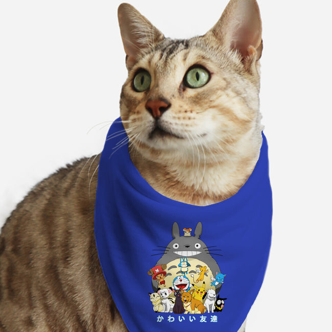 Kawaii Friends-cat bandana pet collar-batang 9tees
