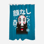 Kawaii Kaonashi-none polyester shower curtain-vp021