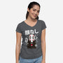 Kawaii Kaonashi-womens v-neck tee-vp021