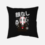 Kawaii Kaonashi-none removable cover w insert throw pillow-vp021