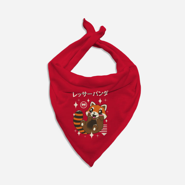 Kawaii Red Panda-cat bandana pet collar-vp021