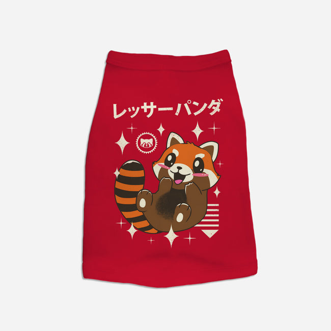 Kawaii Red Panda-dog basic pet tank-vp021