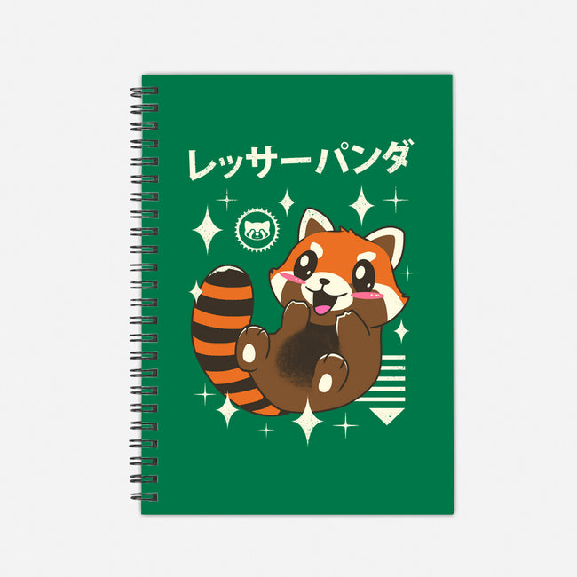Kawaii Red Panda-none dot grid notebook-vp021