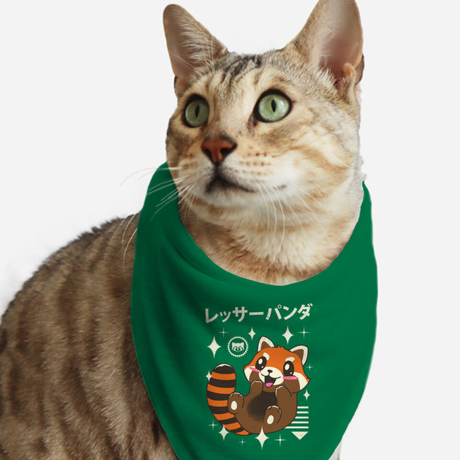 Kawaii Red Panda-cat bandana pet collar-vp021