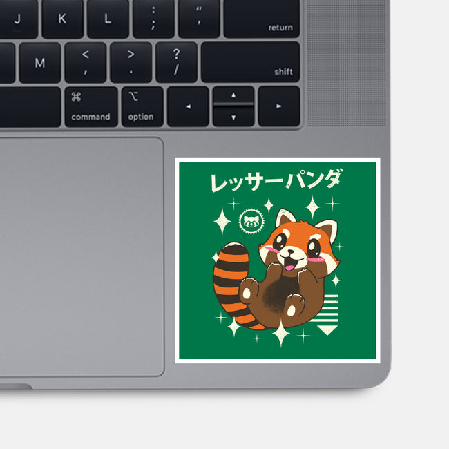 Kawaii Red Panda-none glossy sticker-vp021