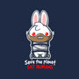 Killer Bunny-none non-removable cover w insert throw pillow-NemiMakeit