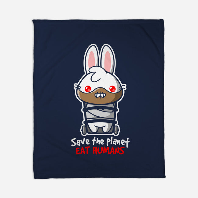 Killer Bunny-none fleece blanket-NemiMakeit