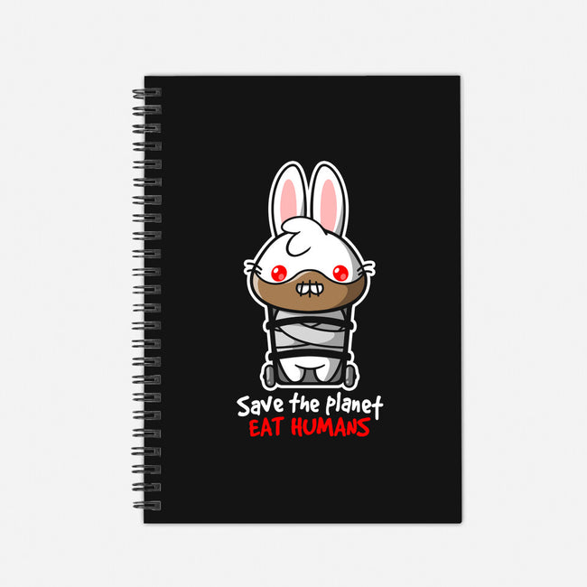 Killer Bunny-none dot grid notebook-NemiMakeit