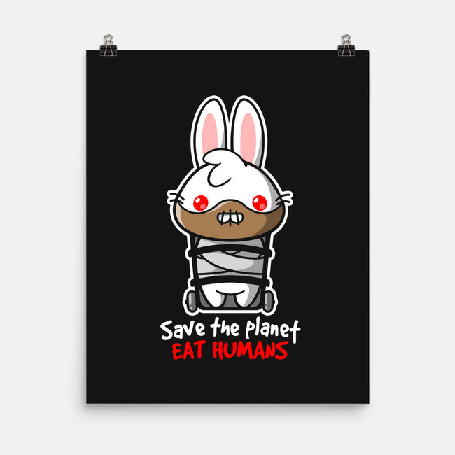 Killer Bunny-none matte poster-NemiMakeit