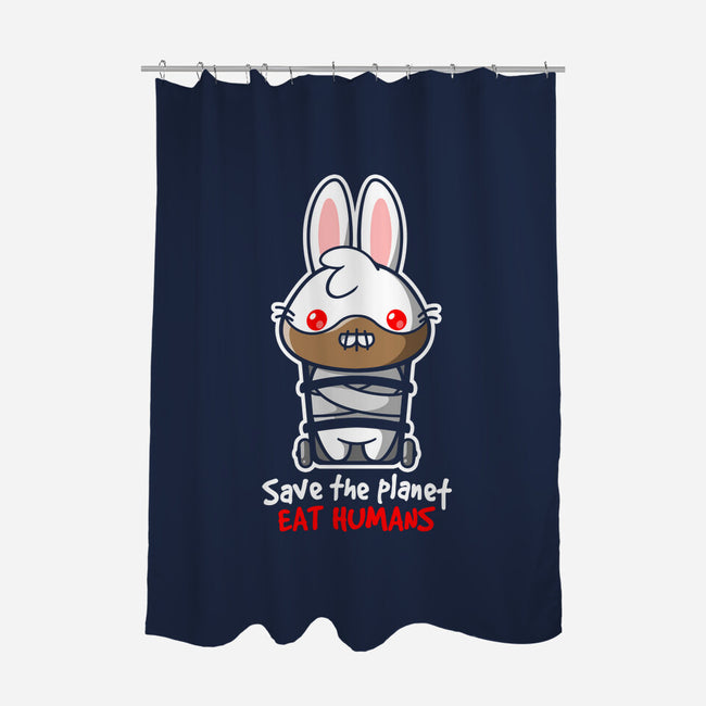 Killer Bunny-none polyester shower curtain-NemiMakeit