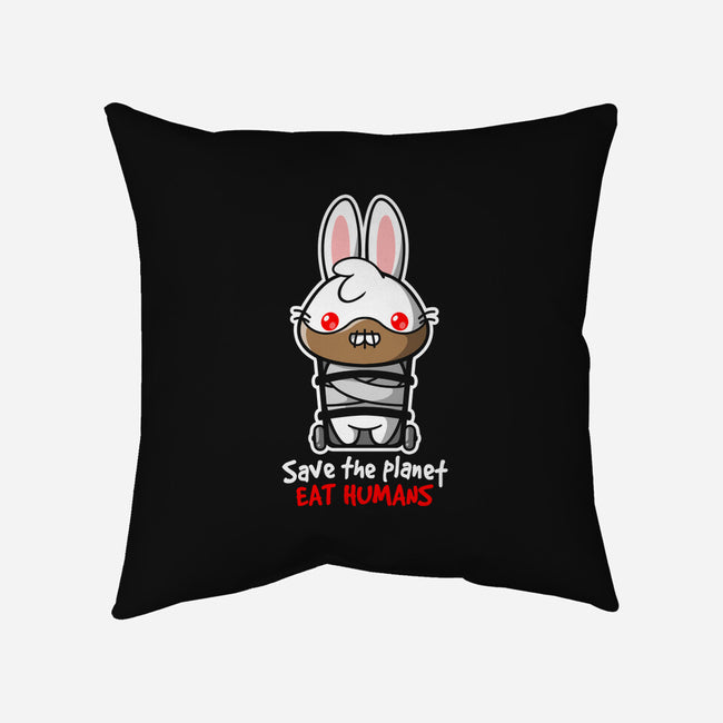 Killer Bunny-none non-removable cover w insert throw pillow-NemiMakeit