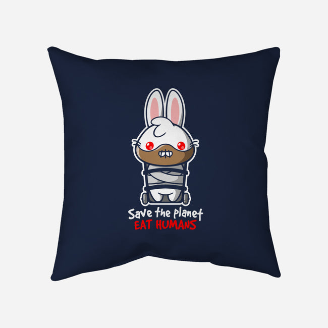 Killer Bunny-none non-removable cover w insert throw pillow-NemiMakeit
