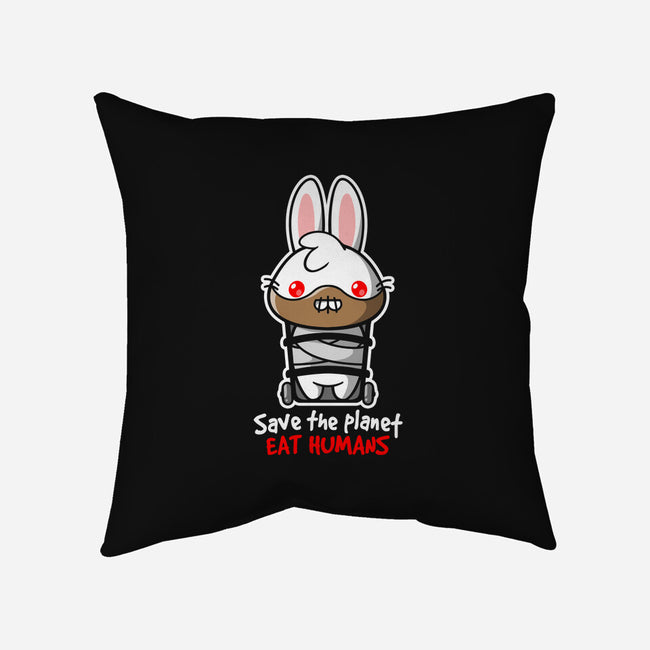 Killer Bunny-none removable cover throw pillow-NemiMakeit