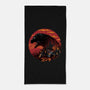 King Kaiju-none beach towel-dandingeroz