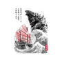 King Kaiju Sumi-e-mens heavyweight tee-DrMonekers