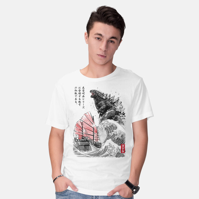 King Kaiju Sumi-e-mens basic tee-DrMonekers