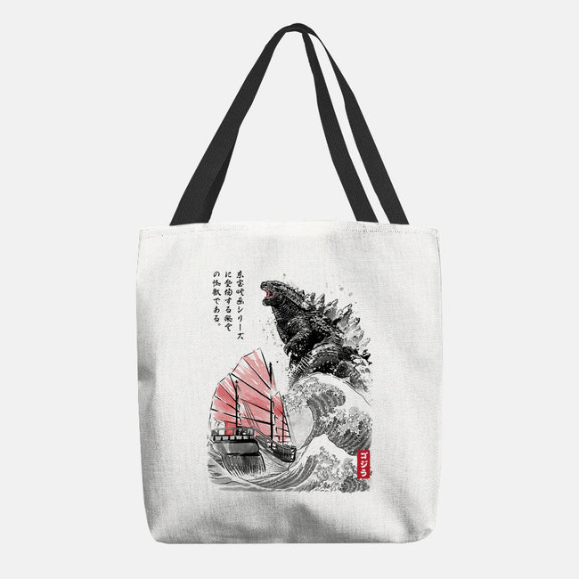 King Kaiju Sumi-e-none basic tote-DrMonekers