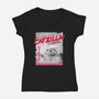 King Katju-womens v-neck tee-hbdesign