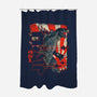 King Of Pop-none polyester shower curtain-cs3ink