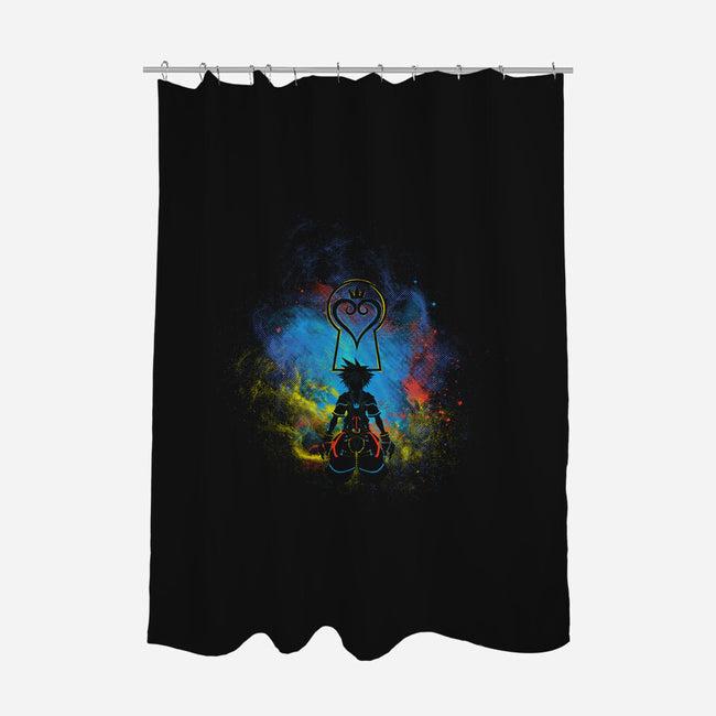 Kingdom Art-none polyester shower curtain-Donnie
