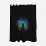 Kingdom Art-none polyester shower curtain-Donnie