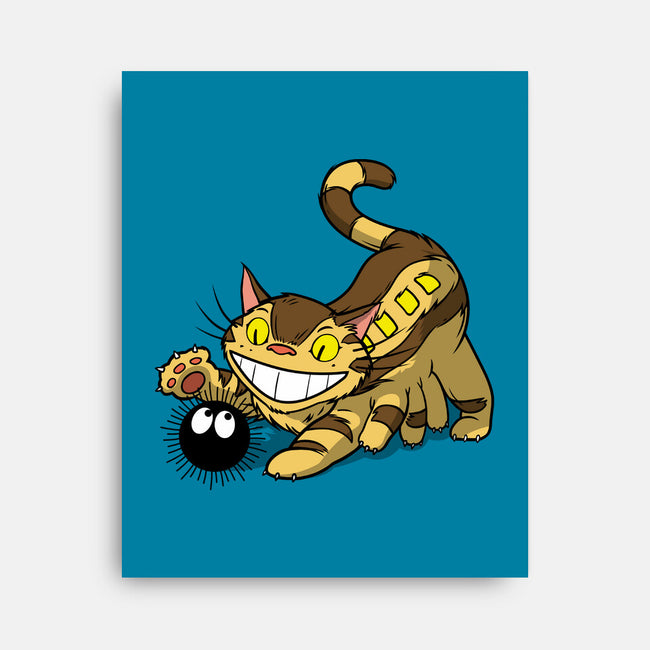 Kitten Bus-none stretched canvas-drbutler