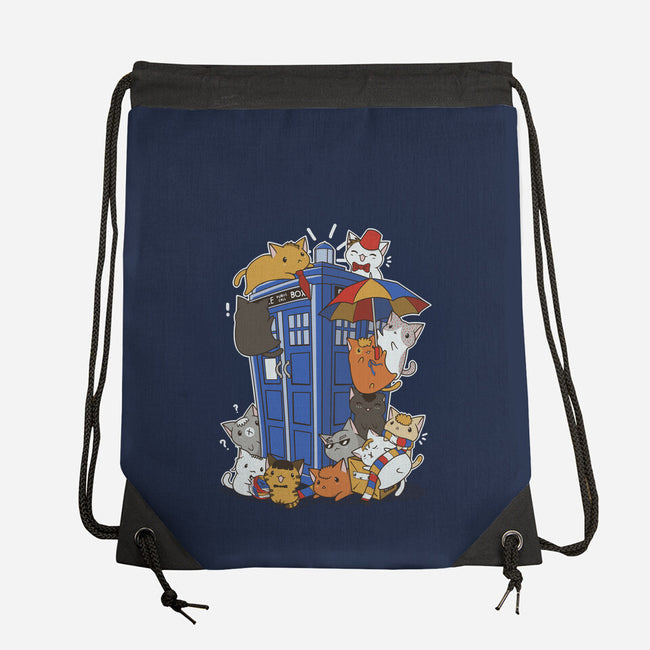 Kitten Who-none drawstring bag-TaylorRoss1