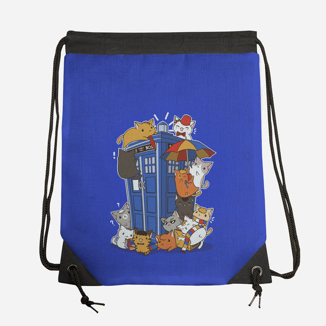 Kitten Who-none drawstring bag-TaylorRoss1