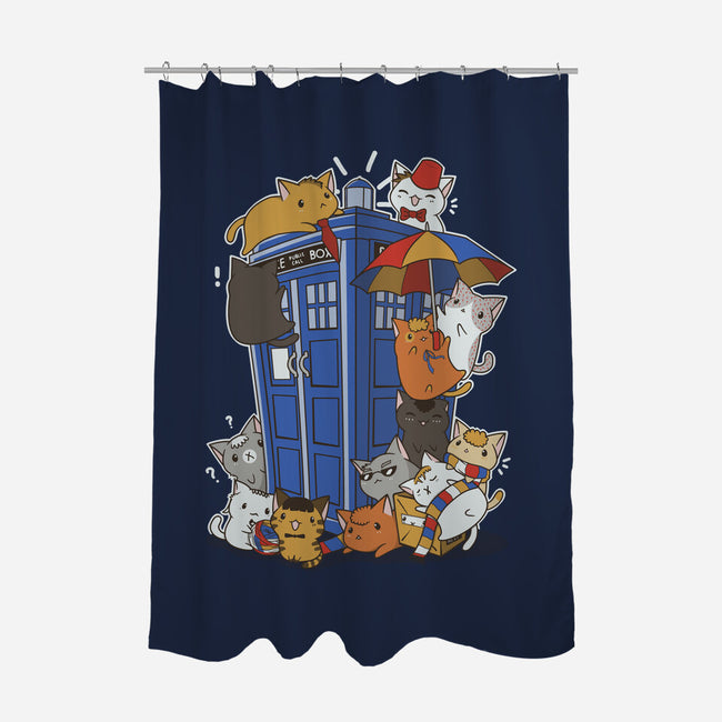 Kitten Who-none polyester shower curtain-TaylorRoss1