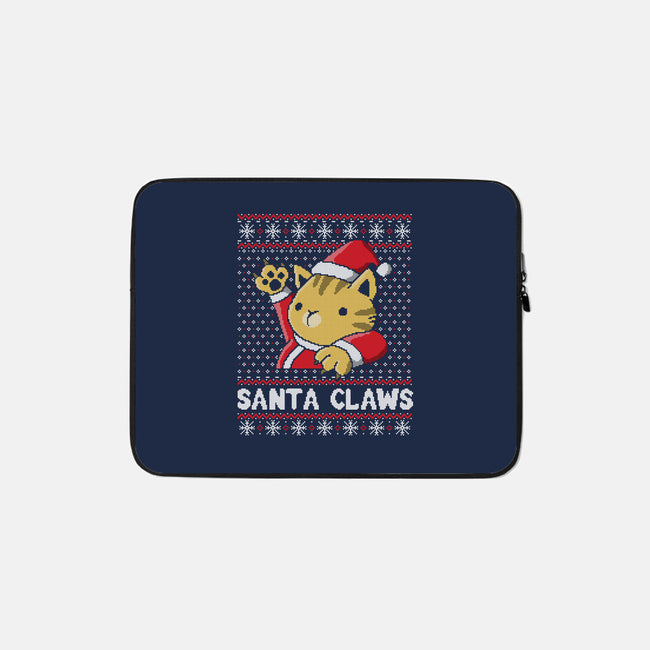 Kitty Claws-none zippered laptop sleeve-NemiMakeit