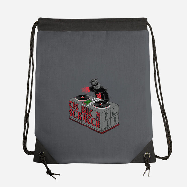Knight of the Turntable-none drawstring bag-Scott Neilson Concepts