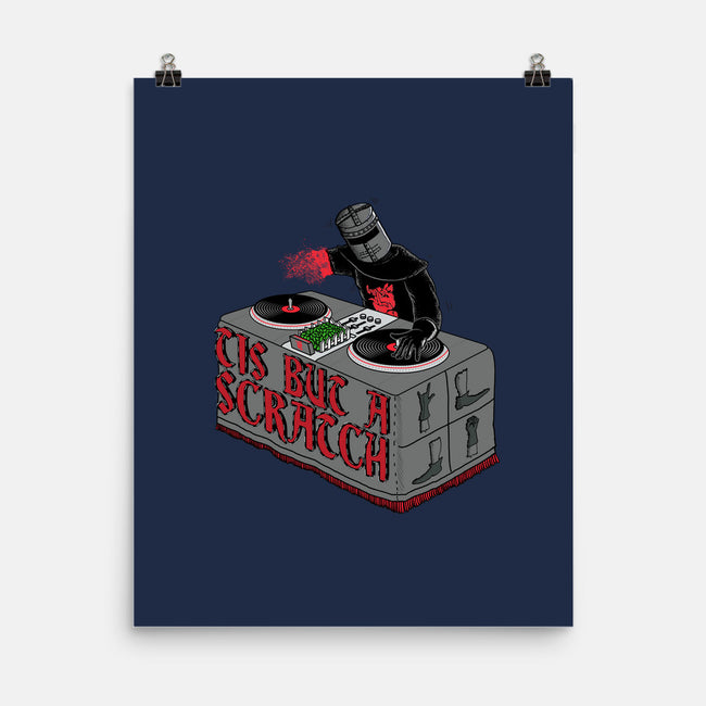 Knight of the Turntable-none matte poster-Scott Neilson Concepts