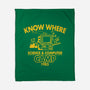 Know Where Camp-none fleece blanket-Boggs Nicolas