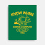 Know Where Camp-none stretched canvas-Boggs Nicolas