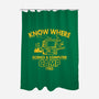 Know Where Camp-none polyester shower curtain-Boggs Nicolas