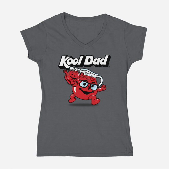 Kool Dad-womens v-neck tee-Boggs Nicolas