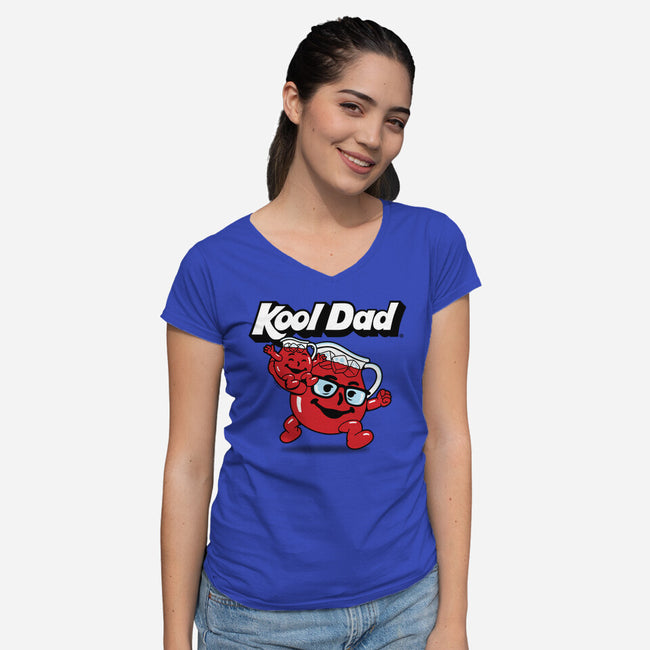 Kool Dad-womens v-neck tee-Boggs Nicolas