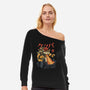 Koopa Kaiju-womens off shoulder sweatshirt-vp021