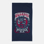 Krampus Winter Ale-none beach towel-Nemons