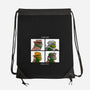 Krang Days-none drawstring bag-seandore