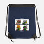 Krang Days-none drawstring bag-seandore