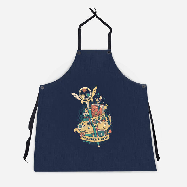 Kuni Tattoo-unisex kitchen apron-Typhoonic
